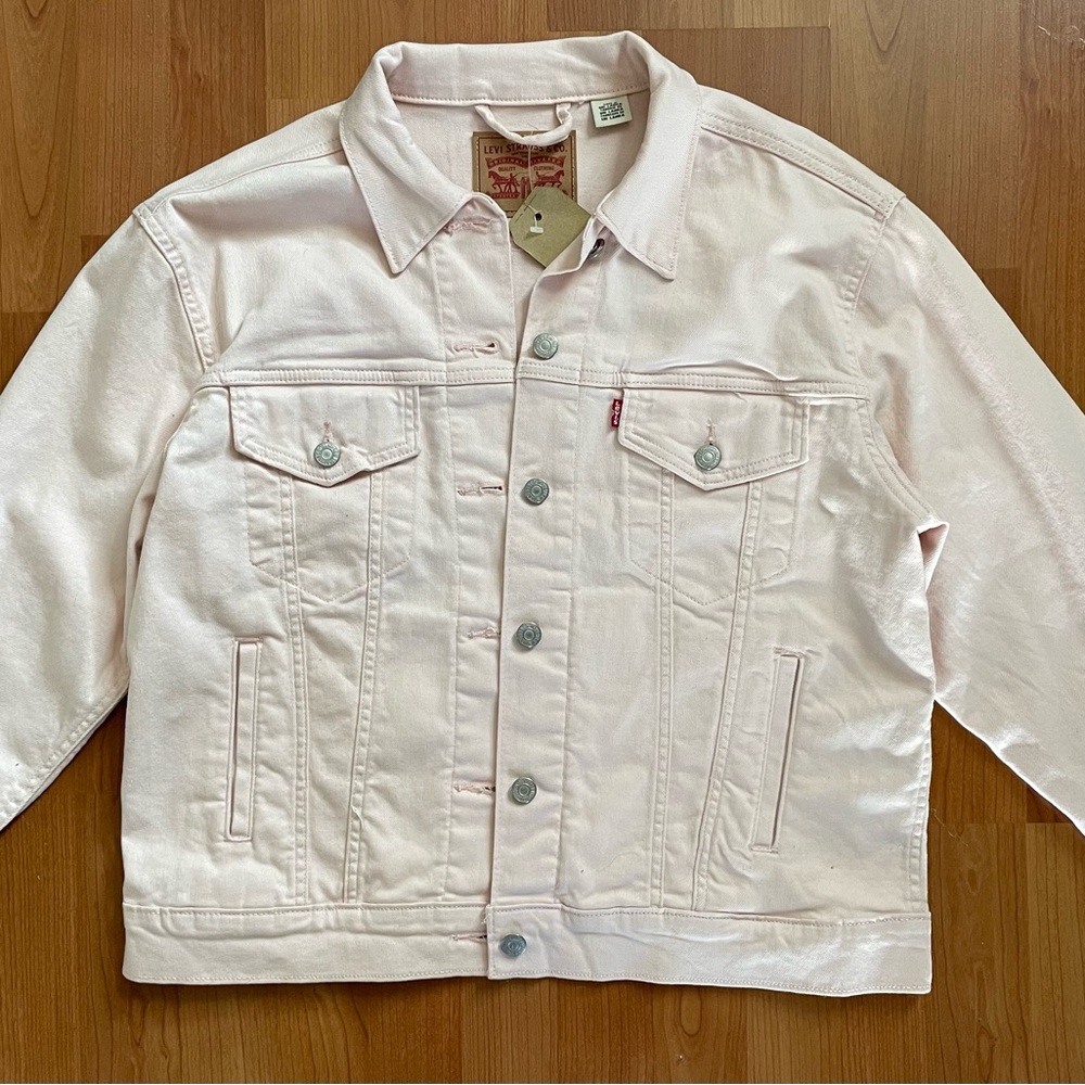 Levi’s Ex-boyfriend trucker jacket - baby pink